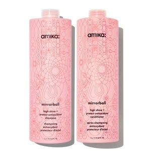 💗AMIKA MIRRORBALL SHAMPOO & CONDITIONER LITERS BRAND NEW 33oz
